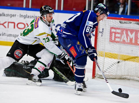 Mattias Weinhandl, Linköping, är ytterst nära att göra