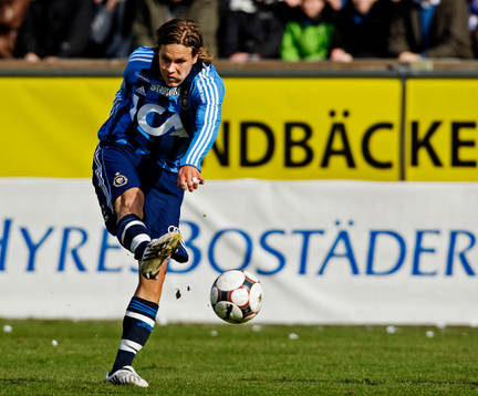 Sebastian Rajalakso, Djurgården, gjorde mål i sin debut