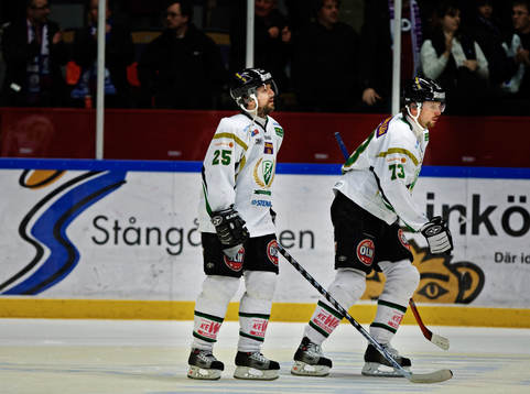 Thomas Rhodin, Färjestad, och Richard Lintner, Färjestad,