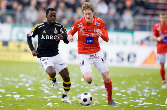 Dulee Johnson, AIK, och Rasmus Elm, Kalmar