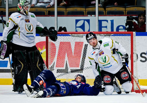 Jonas Gustavsson, målvakt, Färjestad, Mikael Håkanson,