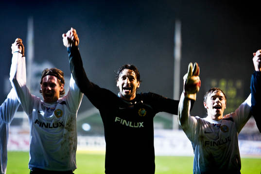 Rami Shaaban, målvakt, Hammarby, jubel