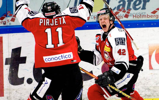 Mikko Eloranta, Malmö gör 6-5. Jubel