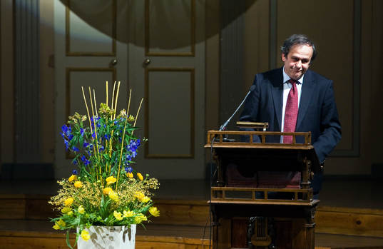 Årsmöte, Michel Platini, UEFA president