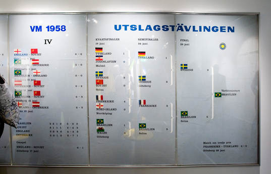 Fotboll, Riksidrottsmuseet; Invigning av utställningen "VM