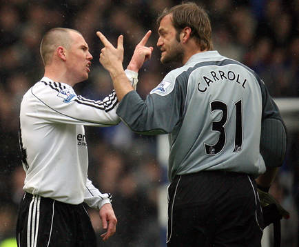 Kenny Miller och Roy Carroll