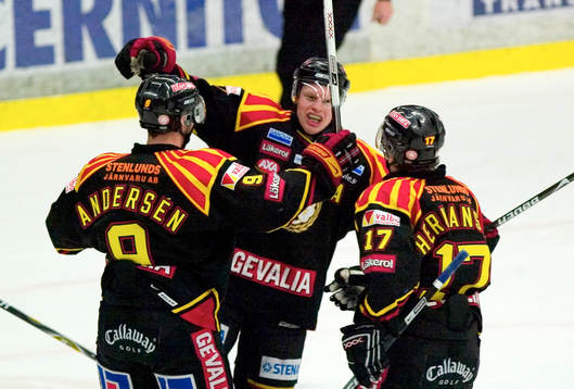 Nicklas Anderssen, Daniel Hermansson, Brynäs, jubel