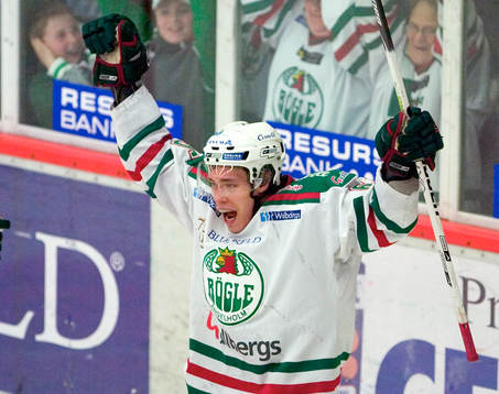 ndreé Persson, jubel, Rögle