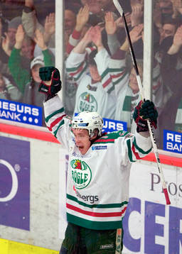 Andre Persson, jubel, Rögle