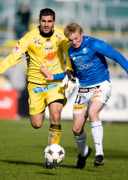 Dime Jankulovski, (målvakt) Gais har lämnat målet i