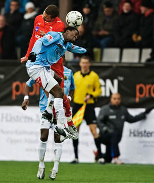 Yussif Chibsah, Gefle, nickar bollen
