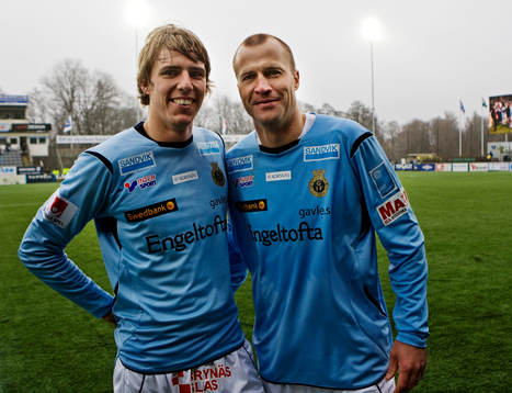 Gefles anfallspar Johan Oremo och Hans Berggren