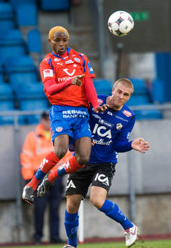 Målskytten René Makondele