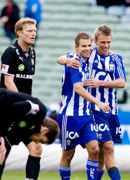 Niclas Alexandersson, Pontus Wernbloom,  Göteborg, jubel