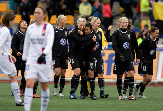 Johanna Frisk och Marta Da Silva, Umeå jubel