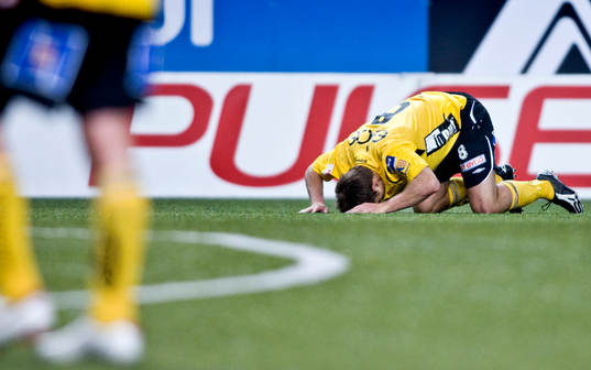 Anders Svensson, Elfsborg, tillber högre makter