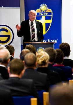 Lars-Åke Lagrell, ordförande Svenska Fotbollförbundet,