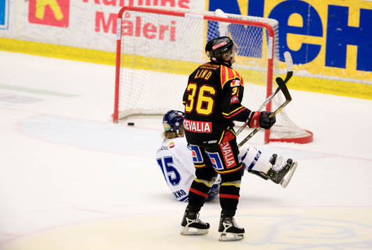 Mikael Lind, Brynäs gör mål i öppen målbur