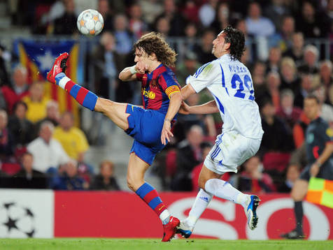 Carles Puyol och Kevin Kuranyi