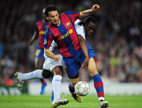 Gianluca Zambrotta och Gerald Asamoah