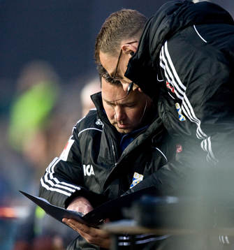 Stefan Rehn och Jonas Olsson, tränare, Göteborg