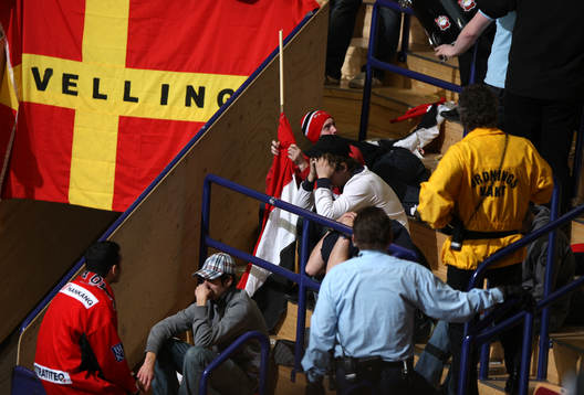 Malmö supportrar deppar