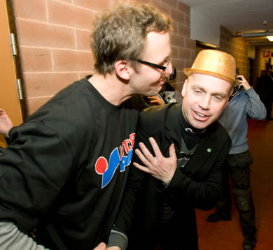 Roger Hansson, sportchef och Peter Johansson, tränare