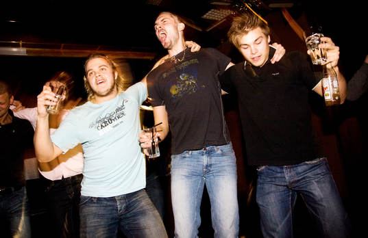 Ishockey, Kvalserien, Rögle, jubel, efterfest. Tommy