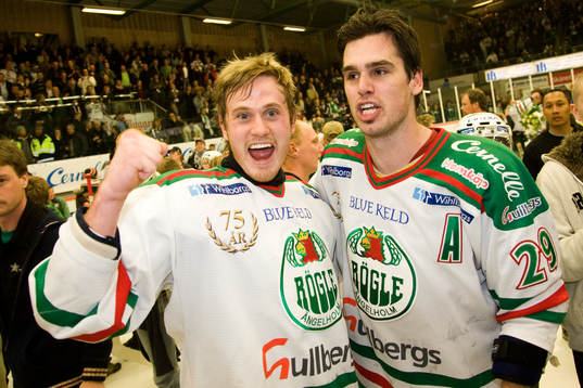 Peter Lorentzen och Fredrik Persson. Rögle klara för