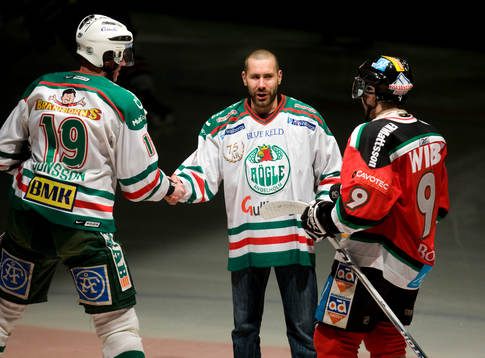 Patrik Tano, Kenny Jönsson, Rögle och Håkan Bogg, Mora