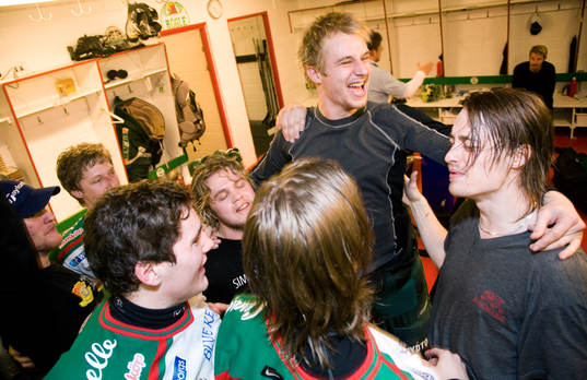 Ishockey, Kvalserien, Rögle, jubel