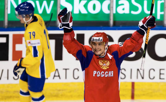Henrik Lundqvist, målvakt släpper in 2-2, av Sergei