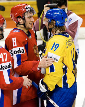 Nicklas Bäckström och Alexander Ovechkin