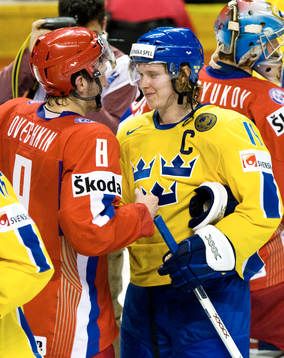 Nicklas Bäckström och Alexander Ovechkin