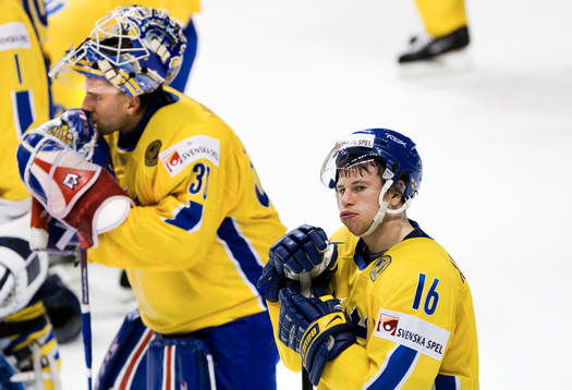 Henrik Lundqvist, målvakt och Johan Andersson, depp
