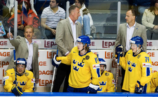 Nicklas Bäckström, Bengt-Åke Gustafsson, tränare,