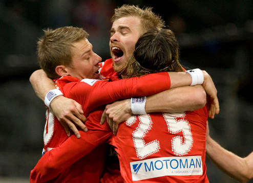 Patrik Ingelsten, Mikael Eklund, och César Santín,