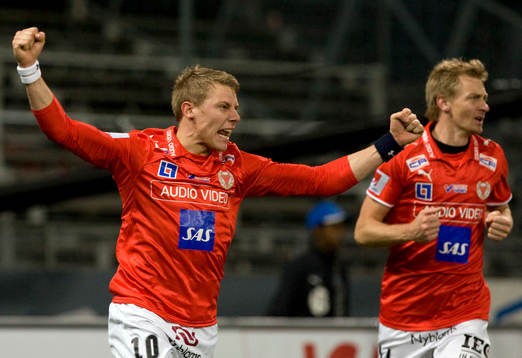 Patrik Ingelsten, och Patrik Rosengren, Kalmar, jubel