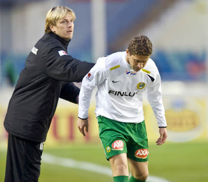 Tony Gustavsson, tränare och Paulinho Guará, Hammarby