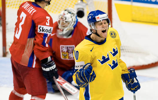 4-3 av Patric Hörnqvist, jubel
