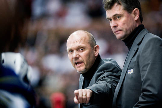 Kent Johansson, tränare och Thomas Ljungbergh,