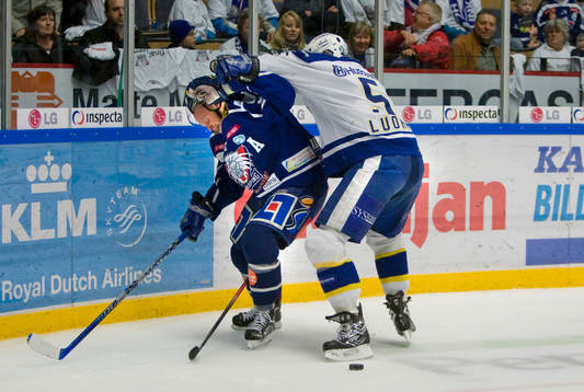 Tony Mårtensson, Linköping och Mikko Luoma, HV71