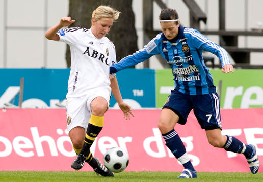 Louise Fors, AIK och Anna Lagerberth, Djurgården