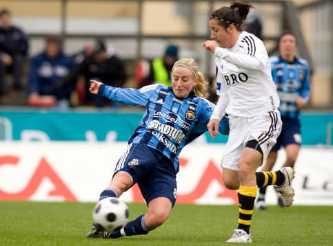 Målskyttarna; Marijke Callebaut, Djurgården (1-1) och