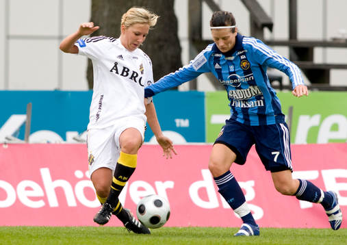 Louise Fors, AIK och Anna Lagerberth, Djurgården