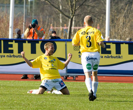Joel Johansson, Falkenberg, jubel