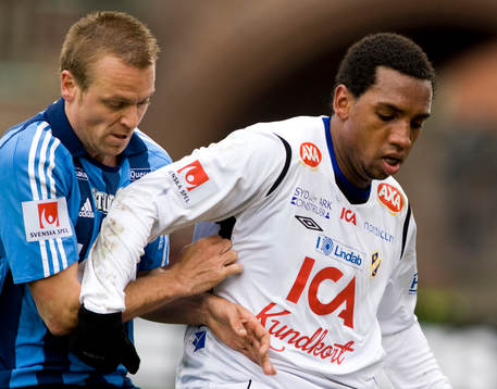 Mattias Jonson, Djurgården, och Anselmo, Halmstad
