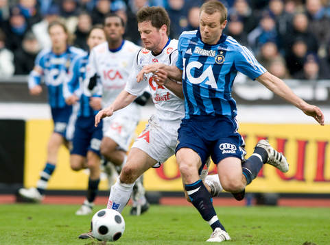 Sebastian Johansson, Halmstad, och Mattias Jonson,