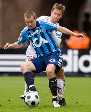 Mattias Jonson, Djurgården, och Tommy Jönsson, Halmstad