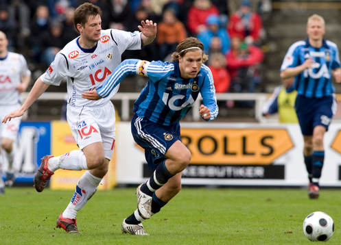 Sebastian Johansson, Halmstad, och Sebastian Rajalakso,